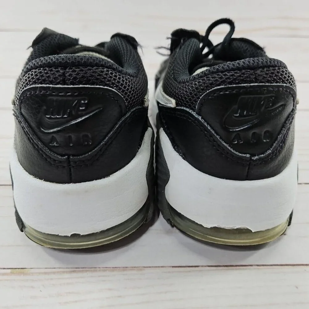 Nike Air Max Shoes Youth 1 Y Excee Athletic Sneakers Black Leather CD6892-001‎